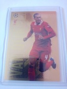 Topps match attax extra 2024 /25 Gold edge edition Virgil Van Dijk gol 3 