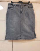 szara jeansowa spódnica hema l