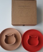 Nowe talerze silikonowe z przegródką Liewood 2 pack