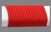 Sznurek sutasz wiskoza 3mm czerwony połysk PEGA