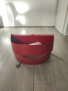 Kinkiet ścienny - czerwony - z wyłącznikiem 