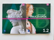 2 podręczniki do liceum, klasa 1, polski, oblicza epok