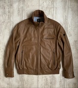 Bugatti Kurtka Skórzana Męska Brązowa Roz. 52/L Skóra Jagnięca Nowa 2200 zł