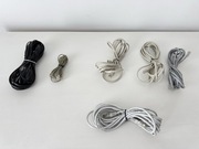 Zestaw 6 kabli: 4x Ethernet (LAN, RJ45) + 2x Telefoniczne (RJ11)