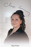 WOLNY Maja -  autograf