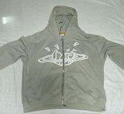 Bluza Rozpinana "Broken Planet" Szara XL 