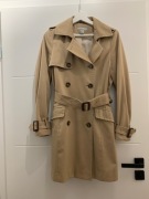Beżowy damski trencz H&M