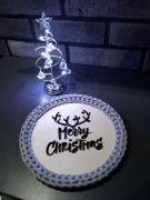 Świąteczna podkładka duża 22 cm Merry Christmas 
