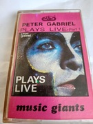 PETER GABRIEL PLAYS LIVE VOL 1  KASETA MAGNETOFONOWA