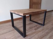 Stolik kawowy dębowy 80x60, Styl rustykalny