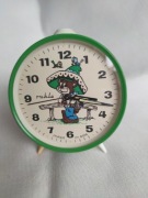 Unikatowy Budzik Spidi Gonzalez Ruhla. Sprawny. 