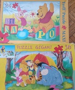 Zestaw puzzli Kubuś Puchatek