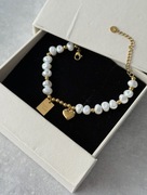 Bransoletka Zezu jewelry perły kuleczki zawieszki 