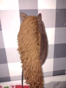 KOŃ NA KIJU, HOBBY HORSE, DLA DZIECKA, BRĄZOWY!