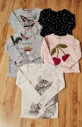 5 bluzek Cool club, OshKosh, h&m, endo r 122