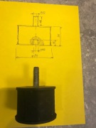 Wibroizolator,Amortyzator  gumowy