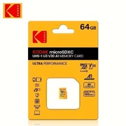 Karta pamięci 64GB Kodak microSDXC UHS-I U3 V30 A1 Memory Card