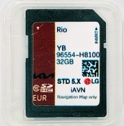 Aktualizacja map KIA Rio Gen 5 EU 2025