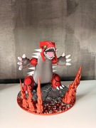 Figurka Groudon Pokemon – Druk 3D + Podstawka Diorama (20 cm)