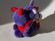 Breloczek NICI fioletowy czerwony smok vintage