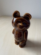 Figurka ceramiczna miś PRL – vintage