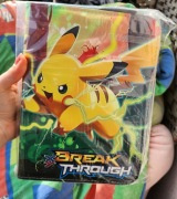 Zielony skórzany album na karty Pokemon dla dzieci 400 kart