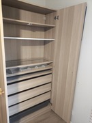 Szafa Pax dąb bejcowany na biało IKEA  35 x 100 x 200 niemowlęca