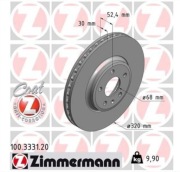 Tarcza hamulcowa Zimmermann 450.5220.20 Land Rover