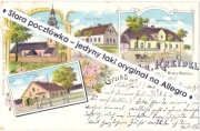 KRZYDLINA WIELKA GROSS KREIDEL k. Wołów Wohlau piękna litografia 1901