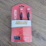 Kabel HDMI czerwony lexton