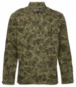 POLO RALPH LAUREN Camouflage Herringbone Military Jacket kurtka militarna M