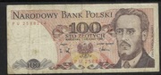 Polska  PRL  100 zł   Seria PU