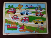 Puzzle drewniane 