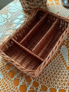 Wiklinowa szufladka, pojemnik na sztućce