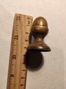 Stara mosiężna ozdoba do lampy