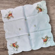 Obrus świąteczny wielkanocny haftowany 85x85 