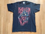 T-shirt black igon, prosty krój, fruit of the loom