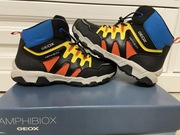 GEOX NOWE!! MAGNETAR ABX SNEAKERSY WYSOKIE TRZEWIKI BLACK RED YELOW BLUE 35