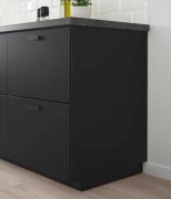 IKEA Kungsbacka panel wykończeniowy 39x103 czarny - antracyt / NOWY