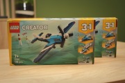 Lego 31160 - Creator 3w1 - Statek powietrzny: samolot wyścigowy