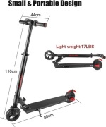 hulajnoga elektryczna składana 250W dla młodzieży dorosłych 