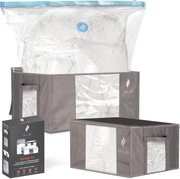 Torby próżniowe do przechowywania ubrań i pościeli 2 szt. 40-72L