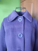 Krótka kurtka - fioletowa- ciemniejsza niż na zdjęciu