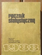 MAŁY ROCZNIK STATYSTYCZNY 1988 GUS