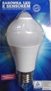 Żarówka LED E27 z czujnikiem ruchu i zmierzchu 