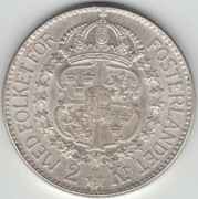 Szwecja 2 korony 1938 - 31 mm - srebro Ag 0,800 - nr 2