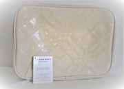 Kosmetyczka BURBERRY lakierowana damska beżowa