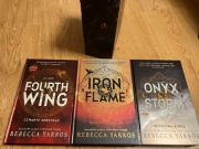 YARROS pakiet 3x EMPIREUM / Fourth Wing Iron Flame Onyx Storm pl 