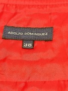 ADOLFO DOMINGUEZ spódnica sztruksowa i sweter z futrem zestaw 