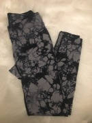 Szare Legginsy Sportowe Tie Dye S (36)